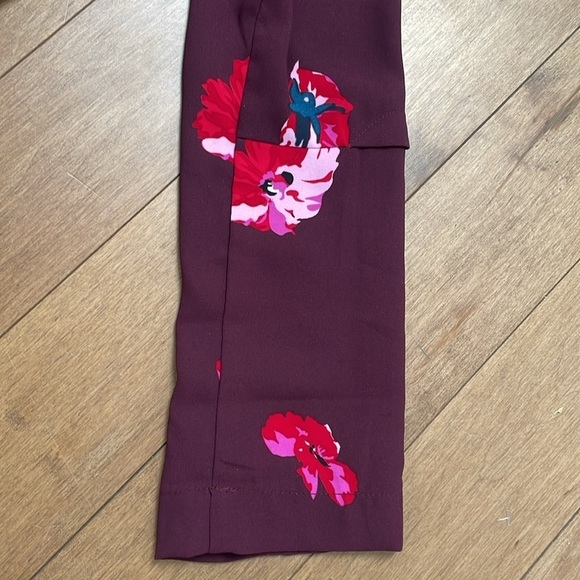 Maison Cinqcent 500 Floral Open Front Belted Jacket Cardigan Kimono Cover Up XL - Picture 6 of 8